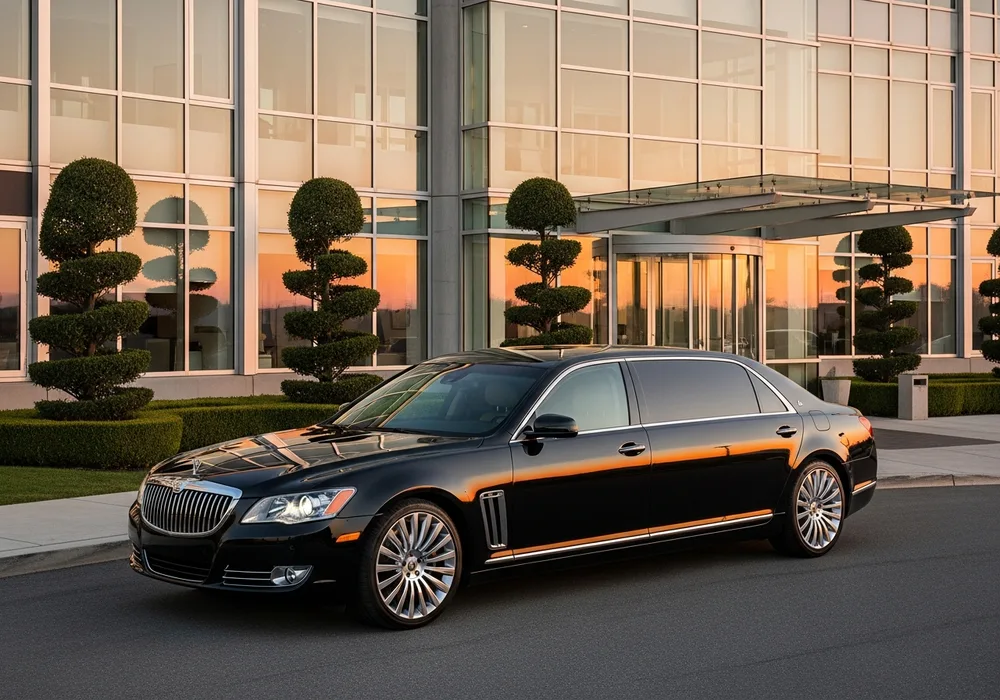 Executive sedan limousine