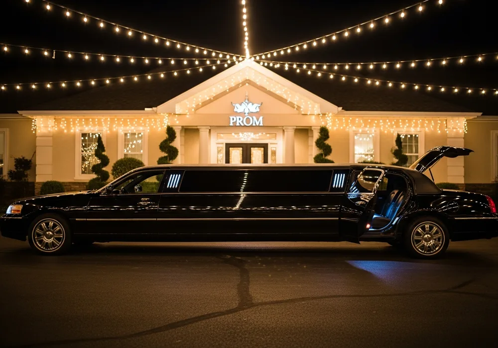 Prom night limousine